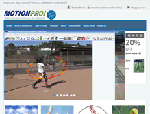 Tablet Screenshot of motionprosoftware.com